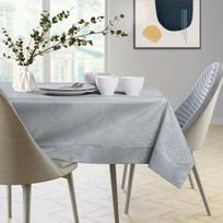 staltiese 120x120 - AmeliaHome Gaia Tablecloth Light Grey 120x120cm - 3 nuotrauka