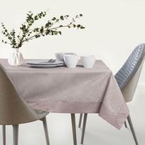 staltiese 120x120 - AmeliaHome Gaia Tablecloth Powder Pink 120x120cm - 6 nuotrauka