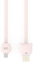 pakrovejas lightning - Maoxin Vitality Cat Lightning To USB Data Cable 1m Pink - 1 nuotrauka