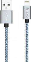 Devia Tube USB To Apple Lightning Cable 1m Blue