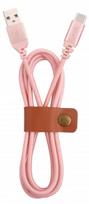 usb data cable - Tellur Kevlar USB To USB Type-C Cable 1m Rose Gold - 3 nuotrauka