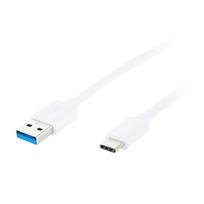 Laidas USB-type c 1m 66-122, baltas