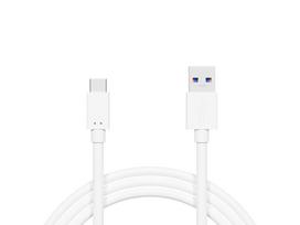 laidas usb a usb c 1m - Laidas USB-type c 1m 66-122, baltas - 2 nuotrauka