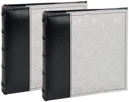 Victoria Collection Album B 10x15/200 Flower 5 Silver 2pcs