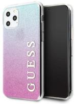 iphone 11 pro max deklas - Guess Glitter Gradient Back Case For Apple iPhone 11 Pro Max Pink/Blue - 1 nuotrauka