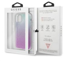 iphone 11 pro max deklas - Guess Glitter Gradient Back Case For Apple iPhone 11 Pro Max Pink/Blue - 7 nuotrauka