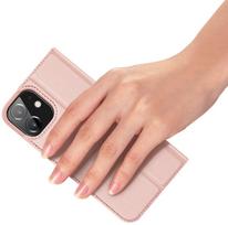 iphone 12 mini deklas - Dux Ducis Skin Pro Bookcase For Apple iPhone 12 Mini Pink - 7 nuotrauka