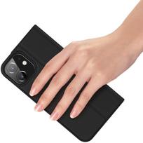 atverciami telefono deklai - Dux Ducis Skin Pro Bookcase For Apple iPhone 12/12 Pro Black - 6 nuotrauka