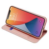 iphone 12 pro max deklai - Dux Ducis Skin Pro Bookcase For Apple iPhone 12 Pro Max Pink - 3 nuotrauka