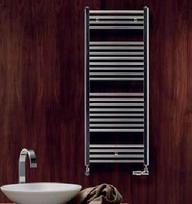 gyvatukas 50 cm - Zehnder Aura Towel Dryer 500x1217mm Chrome - 2 nuotrauka