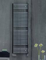 dziovintuvai gyvatukai - Zehnder Aura Towel Dryer 494x1217mm Chrome Curved - 3 nuotrauka