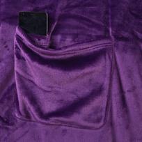 tv 150 cm - DecoKing Lazy Blanket Purple 150x180cm - 4 nuotrauka