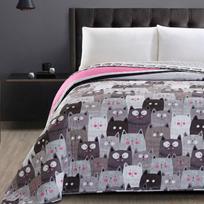 DecoKing Cat Invasion Bedcover 170x210