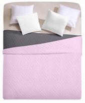 DecoKing Axel Bedcover Pink/Charcoal 170x270