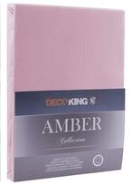DecoKing Amber Bedsheet 140-160x200 Old Lilac