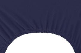 paklode su guma 180x200 - DecoKing Amber Bedsheet 160-180x200 Navy Blue - 3 nuotrauka