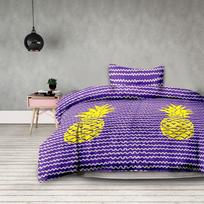 uzvalkalas 80x80 - AmeliaHome Basic Pineapple Bedding Set 155x220 2pcs/80x80 2pcs - 2 nuotrauka