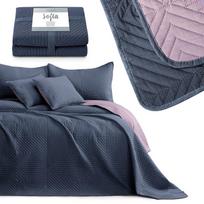 lovatiese 240x260 - Lovatiesė AmeliaHome Softa Charcoal/Mauve, 240x260 cm - 5 nuotrauka