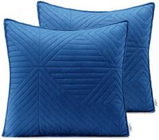 AmeliaHome Softa Pillowcase Dark Blue/Blue Sky 45x45 2pcs