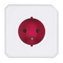 powercube - Allocacoc PowerCube Original Power Extension White/Red - 2 nuotrauka