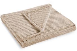 mikrofibra - DecoKing Henry Blanket Cappuccino 70x150 - 3 nuotrauka