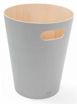 Umbra Woodrow Trashcan 7.5l Grey