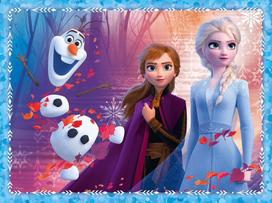 frozen puzzle - Trefl Memo & Puzzles Disney Frozen II 30/48pcs 90814 - 3 nuotrauka