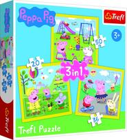 Trefl 3-In-1 Puzzle Peppa Pig 20/36/50pcs 34849