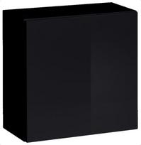 sekcija juoda - ASM Switch XVI Wall Unit Black/Wotan Oak - 4 nuotrauka