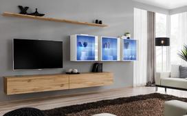 ASM Switch XVII Wall Unit Wotan Oak/White