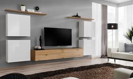 ASM Switch IV Wall Unit Wotan Oak/White