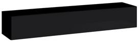 sekcija juoda - ASM Switch XIII Wall Unit Black/Wotan Oak - 4 nuotrauka