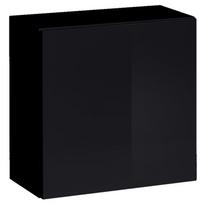 sekcija juoda - ASM Switch XIII Wall Unit Black/Wotan Oak - 5 nuotrauka
