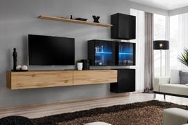 ASM Switch XIX Wall Unit Wotan Oak/Black
