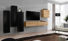 ASM Switch III Wall Unit Wotan Oak/Black