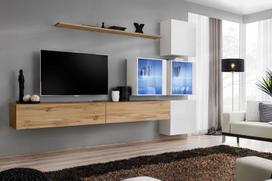 ASM Switch XIX Wall Unit Wotan Oak/White