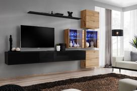 ASM Switch XIX Wall Unit Black/Wotan Oak
