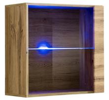 sekcijos svetainei - ASM Switch XVIII Wall Unit Wotan Oak/White - 2 nuotrauka