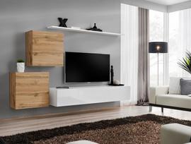 ASM Switch V Wall Unit Wotan Oak/White