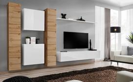ASM Switch VI Wall Unit Wotan Oak/White