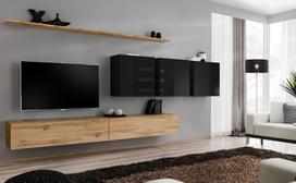 ASM Switch VII Wall Unit Wotan Oak/Black