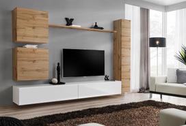 ASM Switch VIII Wall Unit Wotan Oak/White