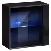 sekcija juoda - ASM Switch XVIII Wall Unit Black/Wotan Oak - 2 nuotrauka