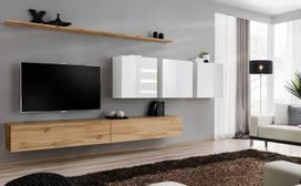 ASM Switch VII Wall Unit Wotan Oak/White