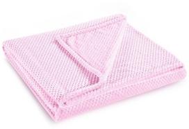mikrofibra - DecoKing Henry Blanket Powder Pink 70x150 - 3 nuotrauka