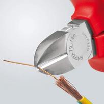 kirpimo reples - Kirpimo replės KNIPEX 7006 180 mm - 3 nuotrauka