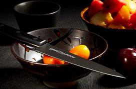 samuro peilis - Samura SHADOW Universal knife with black non-stick coating 4.7"/ 120mm - 6 nuotrauka