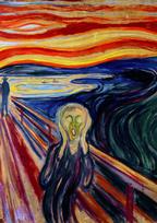 puzzle deliones 1000 - Piatnik Puzzle Munch The Scream 1000pcs - 2 nuotrauka