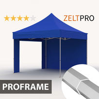 3x3 pavesine lauko - Prekybinė palapinė Zeltpro PROFRAME Mėlyna, 3x3 - 2 nuotrauka