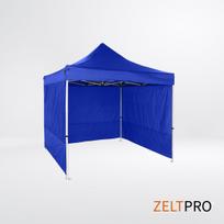 3x3 pavesine lauko - Prekybinė palapinė Zeltpro PROFRAME Mėlyna, 3x3 - 4 nuotrauka